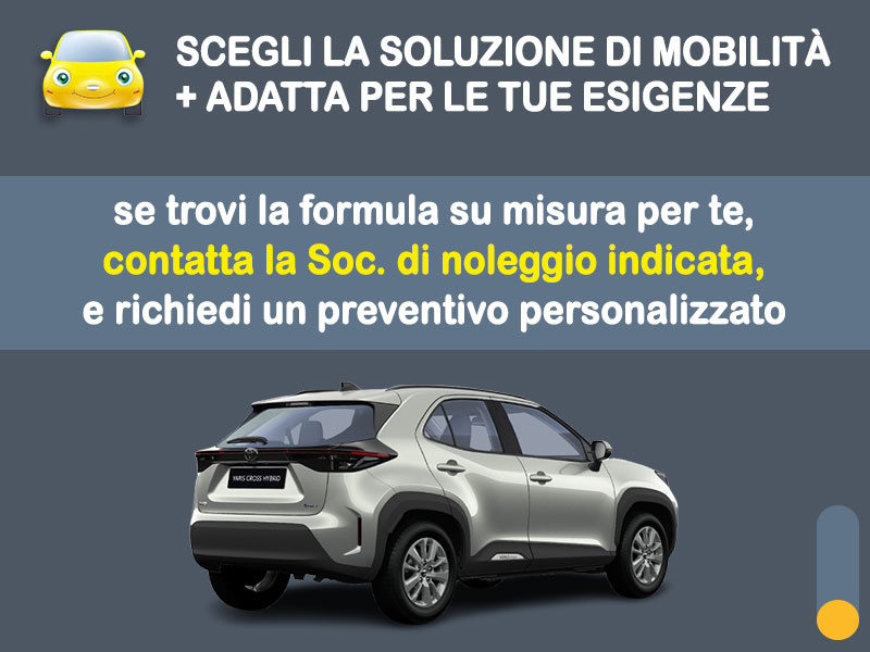Offerta SUV e CrossOver Noleggio no scoring TOYOTA YARIS CROSS Hybrid e-CVT Active: l'offerta RENT TO BUY 2026 del broker MT Motors, con possibilità di acquisto a tariffa agevolata Full Hybrid  foto 3