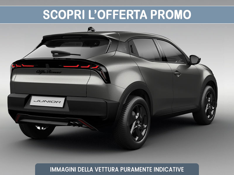 Offerta SUV e CrossOver Noleggio ALFA ROMEO JUNIOR IBRIDA: scopriamo l'offerta promossa dal broker Medicredit Rent, con il 1° canone omaggio Ibrida - benzina (MHEV)  foto 1