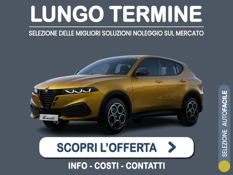 Offerta SUV e CrossOver ALFA ROMEO TONALE Plug-in Hybrid: la quotazione più aggiornata del broker Medicredit Rent per il noleggio a lungo termine [primavera 2026] Plug-in Hybrid  foto 0