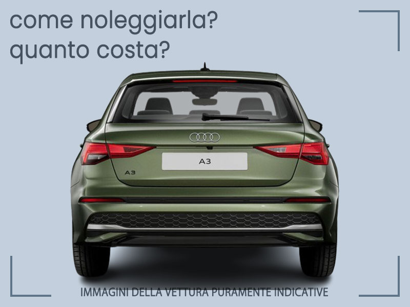 Offerta Berlina Noleggio auto in promozione: AUDI A3 Sportback 35 TDI S Tronic = l'offerta speciale del broker Medicredit Rent, con tariffa scontata Diesel  foto 3