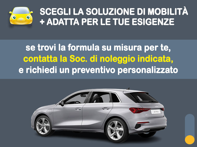 Offerta Berlina AUDI A3 Sportback TFSI e: la quotazione più aggiornata del broker Medicredit Rent per il noleggio a lungo termine [febbraio 2026] Plug-in Hybrid  foto 3