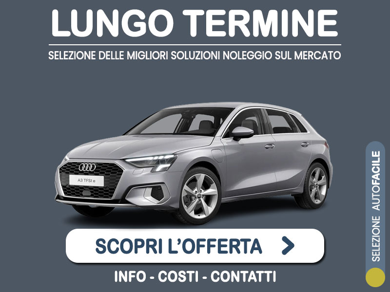 Offerta Berlina AUDI A3 Sportback TFSI e: la quotazione più aggiornata del broker Medicredit Rent per il noleggio a lungo termine [febbraio 2026] Plug-in Hybrid  foto 0
