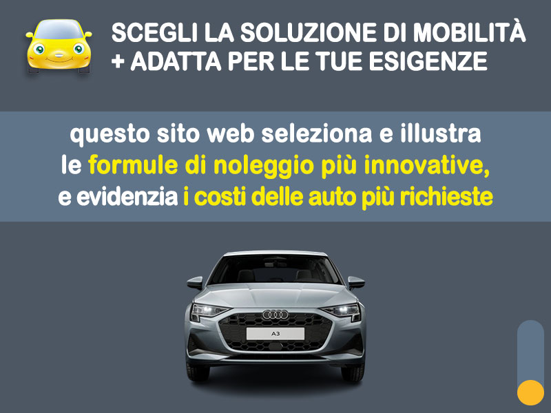Offerta Berlina Noleggio lungo termine AUDI A3 Sportback 30 TFSI S tronic: l'offerta di MT Motors con valutazione dello scoring finanziario più flessibile Ibrida - benzina (MHEV)  foto 1