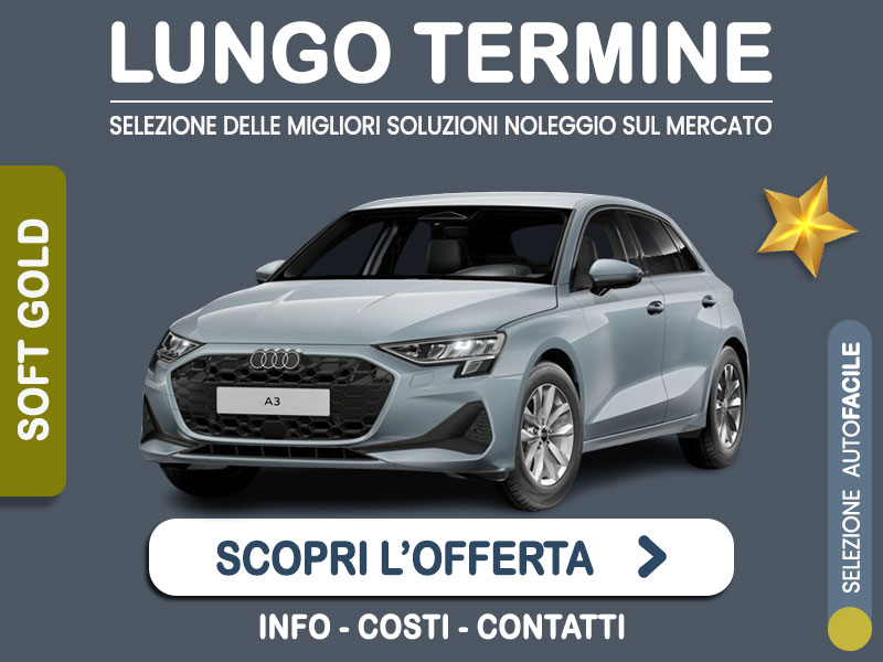 Offerta Berlina Noleggio lungo termine AUDI A3 Sportback 30 TFSI S tronic: l'offerta di MT Motors con valutazione dello scoring finanziario più flessibile Ibrida - benzina (MHEV)  foto 0