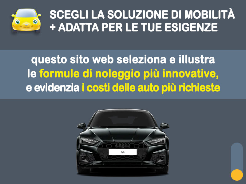 Offerta Berlina Noleggio AUDI A5 TFSI 110kW S tronic - promo PREMIUM: l'offerta speciale di Medicredit Rent con canone scontato [aprile 2026] Benzina  foto 1