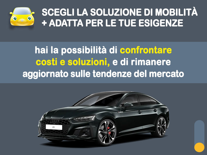 Offerta Berlina Noleggio AUDI A5 TFSI 110kW S tronic - promo PREMIUM: l'offerta speciale di Medicredit Rent con canone scontato [aprile 2026] Benzina  foto 2