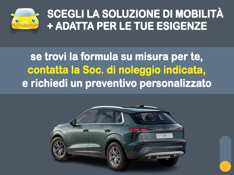 Offerta SUV e CrossOver AUDI Q3 e-Hybrid: la quotazione più aggiornata del broker Medicredit Rent per il noleggio a lungo termine [febbraio 2026] Plug-in Hybrid  foto 3