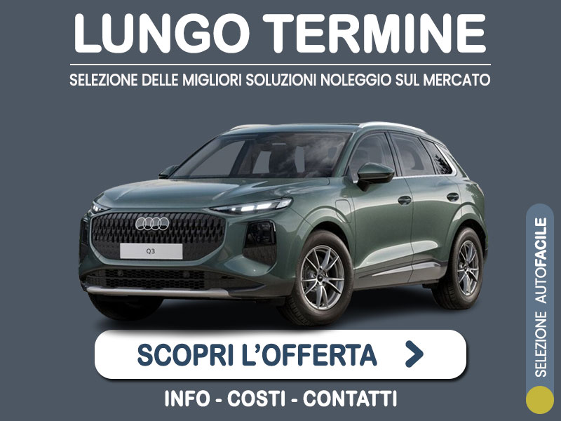 Offerta SUV e CrossOver AUDI Q3 e-Hybrid: la quotazione più aggiornata del broker Medicredit Rent per il noleggio a lungo termine [febbraio 2026] Plug-in Hybrid  foto 0