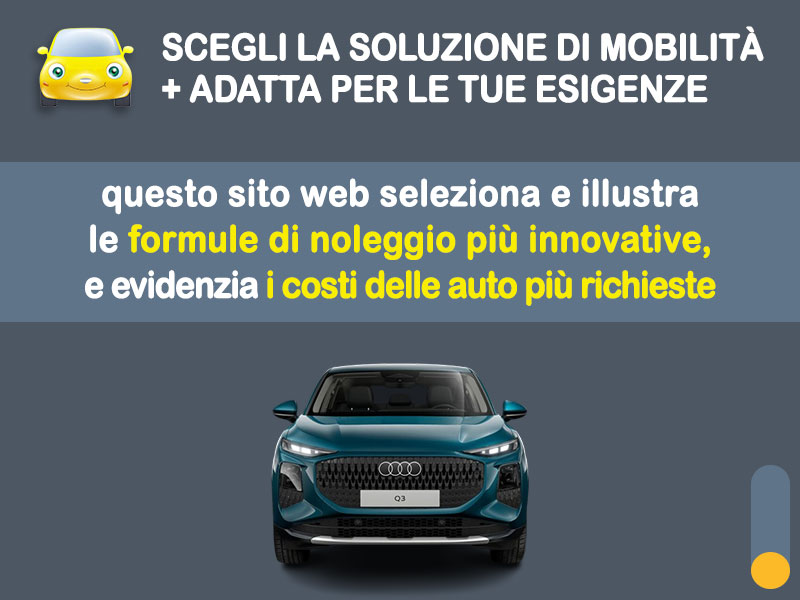 Offerta SUV e CrossOver Noleggio lungo termine AUDI Q3 Sportback TDI 110kW S tronic S Line Edition: l'offerta di MT Motors con valutazione dello scoring finanziario più flessibile Diesel  foto 1