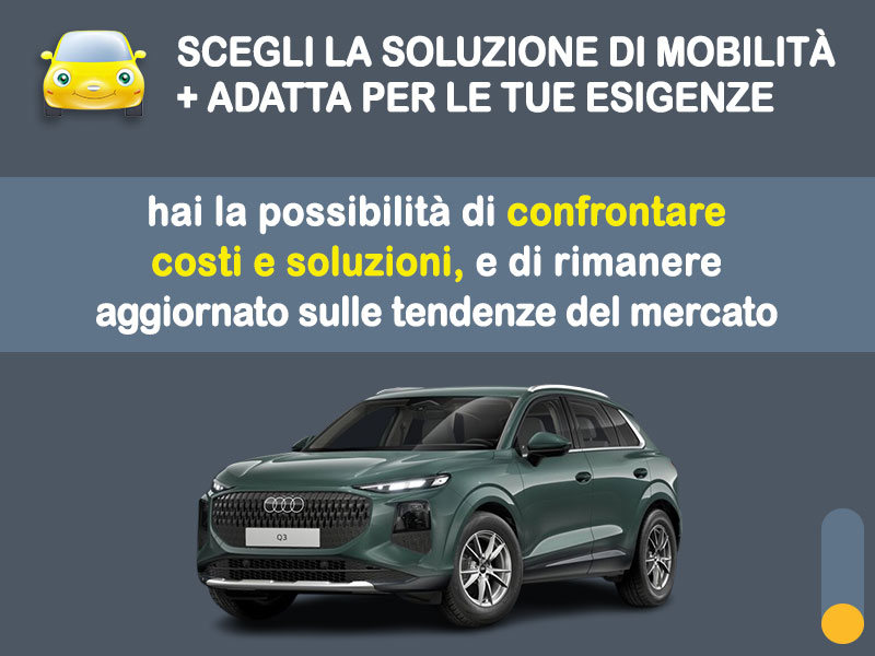 Offerta SUV e CrossOver Noleggio AUDI Q3 TDI 110kW S tronic - promo PREMIUM: l'offerta speciale di Medicredit Rent con canone scontato [aprile 2026] Diesel  foto 2