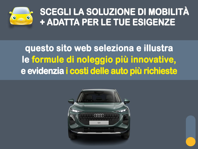 Offerta SUV e CrossOver Noleggio lungo termine AUDI Q3 TDI 110kW S tronic S Line Edition: l'offerta di MT Motors con valutazione dello scoring finanziario più flessibile Diesel  foto 1