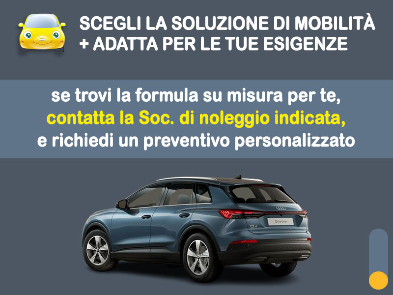 Offerta SUV e CrossOver AUDI Q4 e-tron: la quotazione più aggiornata del broker Medicredit Rent per il noleggio a lungo termine [febbraio 2026] Elettrica  foto 1