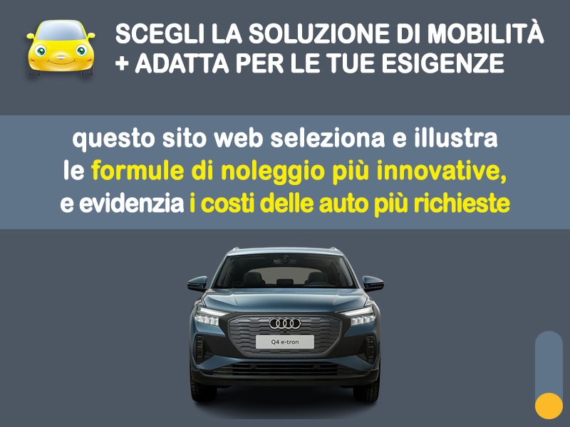 Offerta SUV e CrossOver AUDI Q4 e-tron: la quotazione più aggiornata del broker Medicredit Rent per il noleggio a lungo termine [febbraio 2026] Elettrica  foto 2