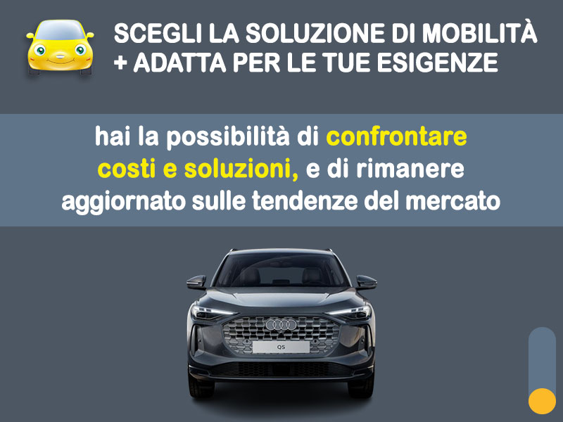 Offerta SUV e CrossOver AUDI Q5 e-Hybrid quattro: la quotazione più aggiornata del broker Medicredit Rent per il noleggio a lungo termine [febbraio 2026] Plug-in Hybrid  foto 2