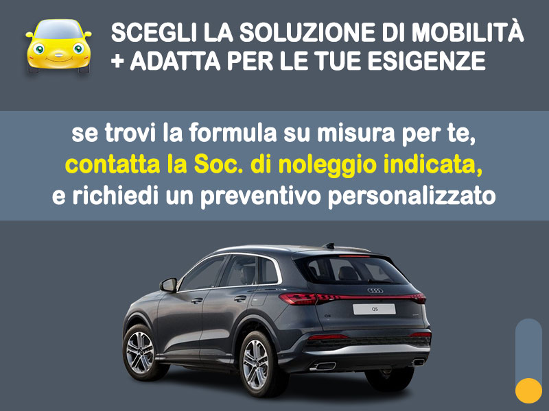 Offerta SUV e CrossOver AUDI Q5 e-Hybrid quattro: la quotazione più aggiornata del broker Medicredit Rent per il noleggio a lungo termine [febbraio 2026] Plug-in Hybrid  foto 3