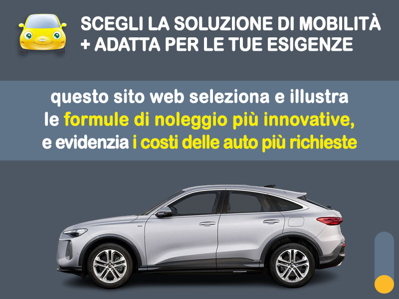Offerta SUV e CrossOver AUDI Q5 Sportback e-hybrid quattro: la quotazione più aggiornata del broker Medicredit Rent per il noleggio a lungo termine [febbraio 2026] Plug-in Hybrid  foto 1