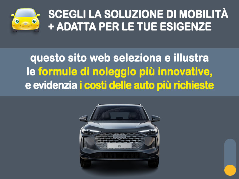 Offerta SUV e CrossOver Noleggio AUDI Q5 TDI 150kW quattro S tronic - promo PREMIUM: l'offerta speciale di Medicredit Rent con canone scontato [aprile 2026] Ibrida - diesel (MHEV)  foto 1