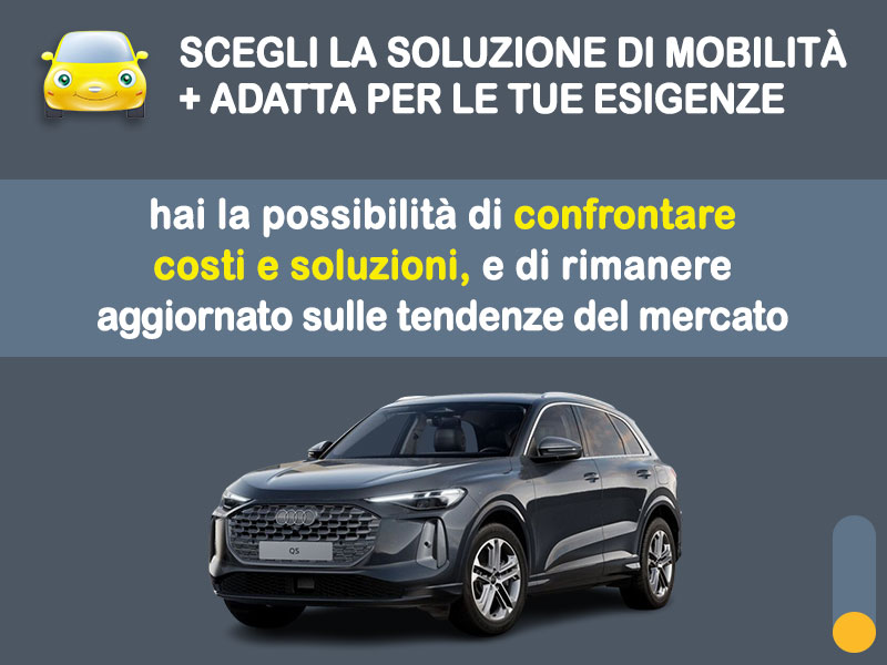 Offerta SUV e CrossOver Noleggio AUDI Q5 TDI 150kW quattro S tronic - promo PREMIUM: l'offerta speciale di Medicredit Rent con canone scontato [aprile 2026] Ibrida - diesel (MHEV)  foto 2