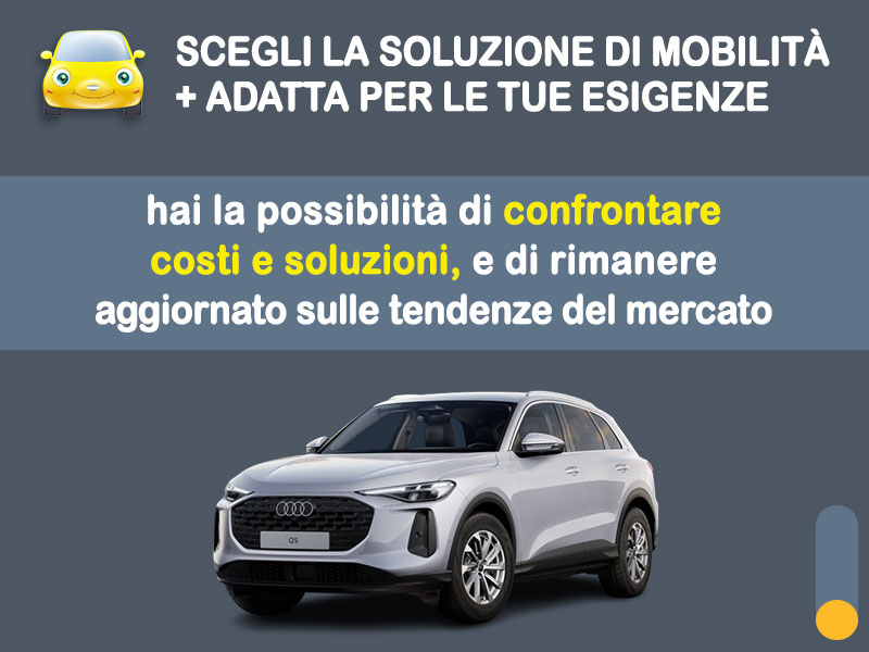 Offerta SUV e CrossOver Noleggio AUDI Q5 TFSI 150kW S tronic - promo PREMIUM: l'offerta speciale di Medicredit Rent con canone scontato [aprile 2026] Ibrida - benzina (MHEV)  foto 2