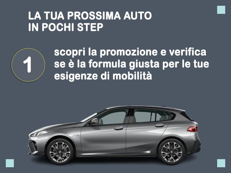 Offerta Berlina Noleggio lungo termine BMW SERIE 1 118d MSport Design: scopriamo l'offerta speciale di Medicredit Rent Diesel  foto 1