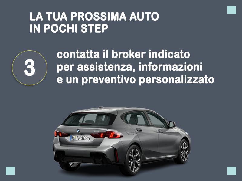 Offerta Berlina Noleggio lungo termine BMW SERIE 1 118d MSport Design: scopriamo l'offerta speciale di Medicredit Rent Diesel  foto 3