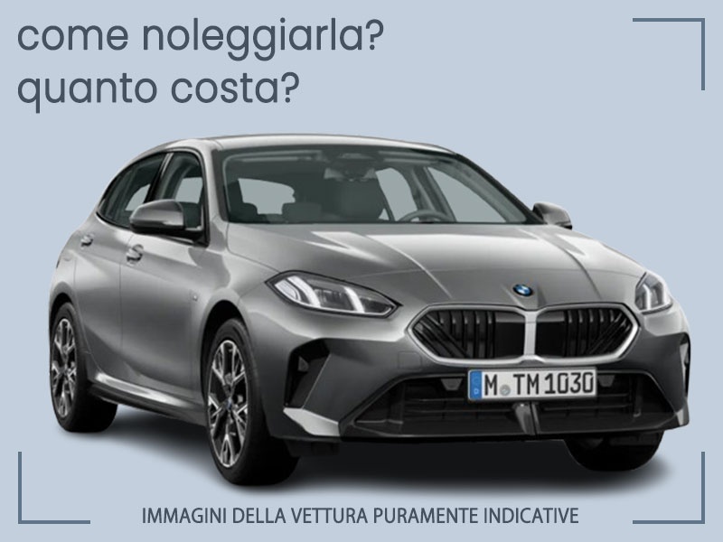 Offerta Berlina Noleggio auto in promozione: BMW SERIE 1 118d MSport Design = l'offerta speciale del broker Medicredit Rent, con tariffa scontata Diesel  foto 1
