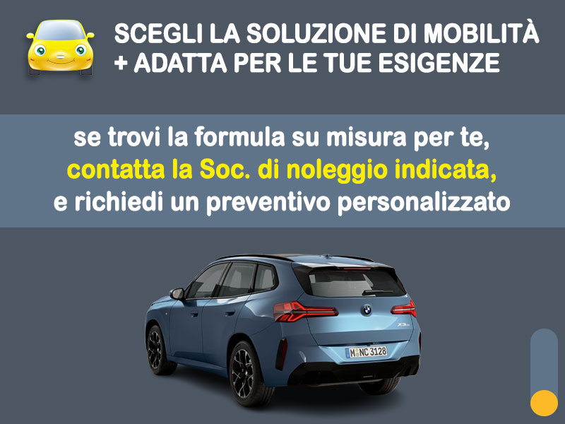 Offerta SUV e CrossOver Noleggio BMW X3 xDrive 20d - promo PREMIUM: l'offerta speciale di Medicredit Rent con canone scontato [aprile 2026] Ibrida - diesel (MHEV)  foto 3