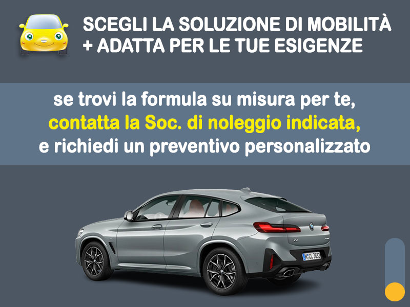 Offerta SUV e CrossOver Noleggio lungo termine BMW X4 xDrive20d 48V M Sport: l'offerta di MT Motors con valutazione dello scoring finanziario più flessibile Ibrida - diesel (MHEV)  foto 3