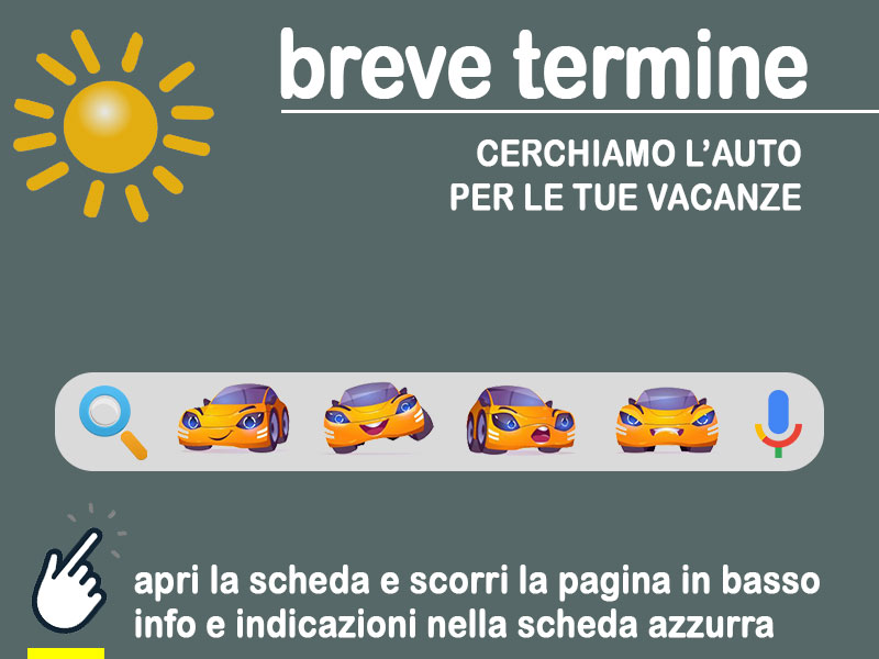 Offerta scegli tu il tipo di vettura Guida al noleggio auto a breve termine: scopriamo come prenotare con RENT.it = info, indicazioni, link utili secondo disponibilità  foto 0