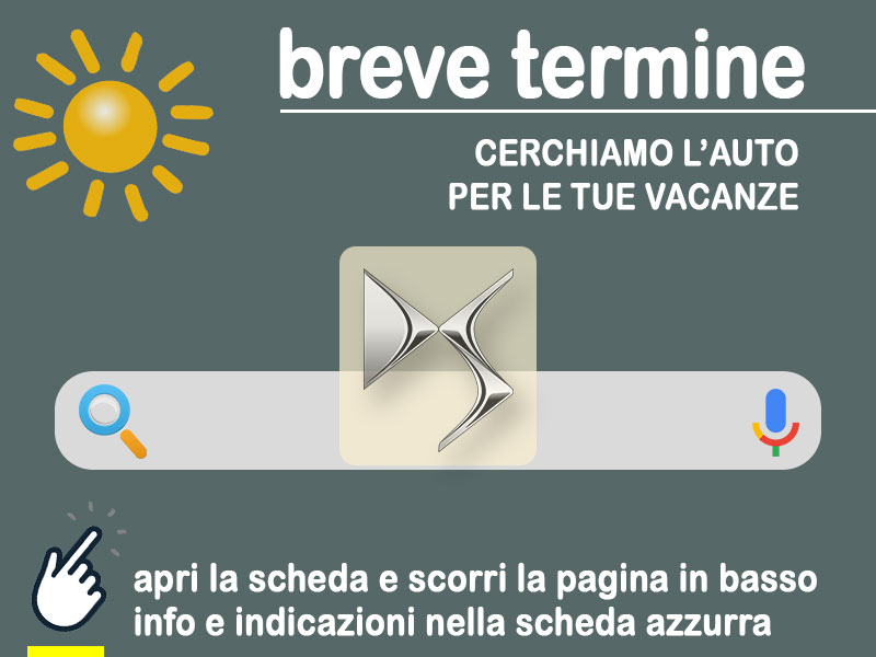 Offerta scegli tu il tipo di vettura Guida al noleggio auto a breve termine: scopriamo il noleggio DS con Free2Move Rent = info, indicazioni, link utili secondo disponibilità  foto 0
