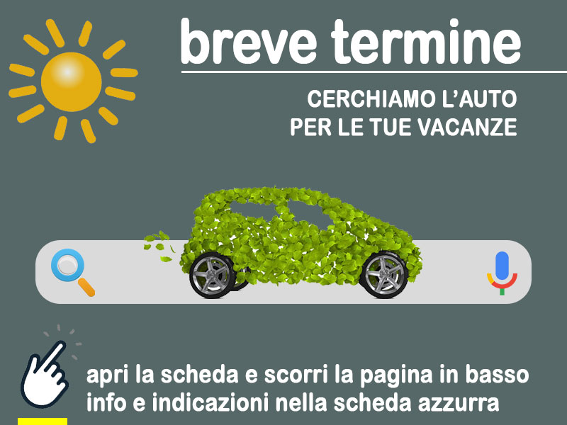 Offerta scegli tu il tipo di vettura Guida al noleggio auto a breve termine: scopriamo l'offerta sostenibile di NOLEGGIO ELETTRICO = info, indicazioni, link utili Elettrica  foto 0