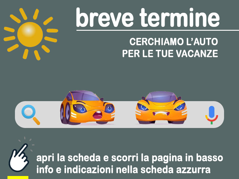 Offerta scegli tu il tipo di vettura Guida al noleggio auto a breve termine: scopriamo come prenotare con RENTALCARS.com = info, indicazioni, link utili secondo disponibilità  foto 0