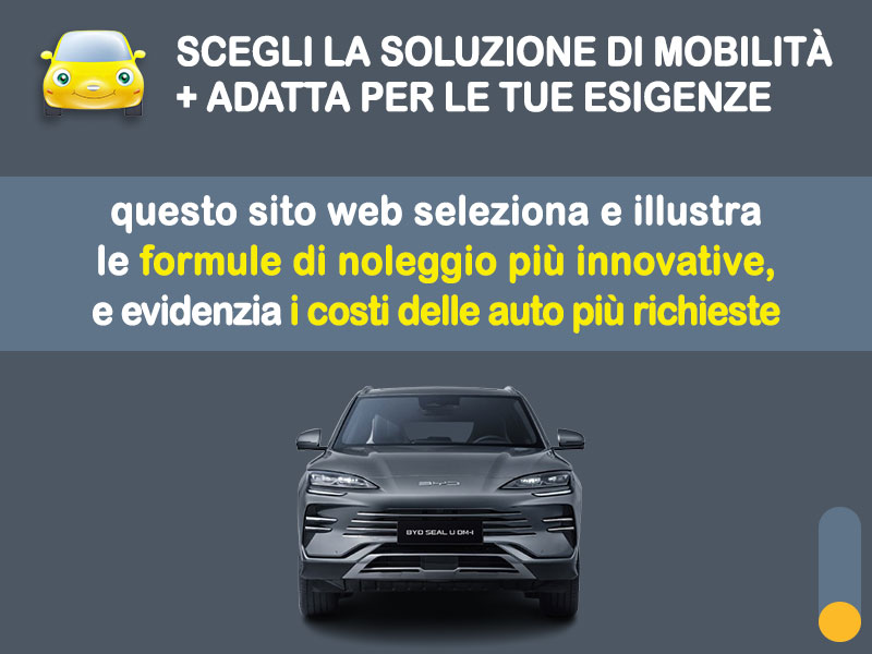 Offerta SUV e CrossOver BYD SEAL U DM-i 1.5 PHEV: la quotazione più aggiornata del broker Medicredit Rent per il noleggio a lungo termine [febbraio 2026] Plug-in Hybrid  foto 1