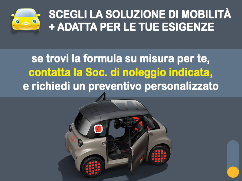 Offerta Minicar CITROËN AMI: la quotazione più aggiornata del broker Medicredit Rent per il noleggio a lungo termine [febbraio 2026] Elettrica  foto 3