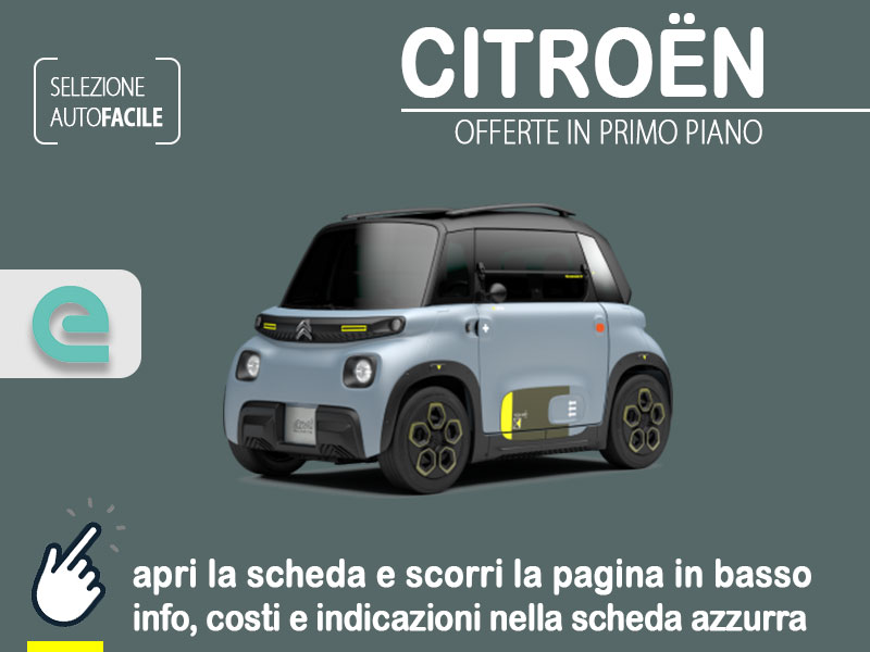 Offerta Minicar Noleggio CITROËN AMI: l’offerta di Medicredit Rent per il noleggio a lungo termine Elettrica  foto 0