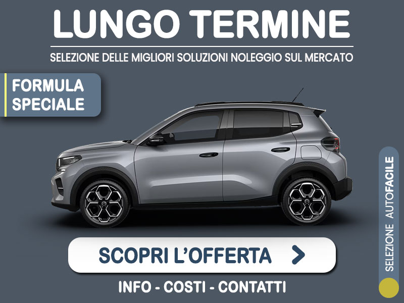 Offerta City car Noleggio CITROËN C3 Turbo a benzina: l'offerta del broker Medicredit Rent con la formula speciale 
