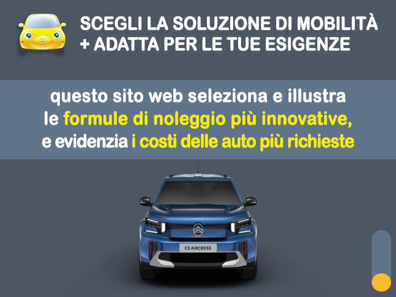 Offerta SUV e CrossOver Noleggio CITROËN C3 Aircross 1.2 PureTech in pronta consegna: l'offerta stock del broker Medicredit Rent Benzina  foto 1