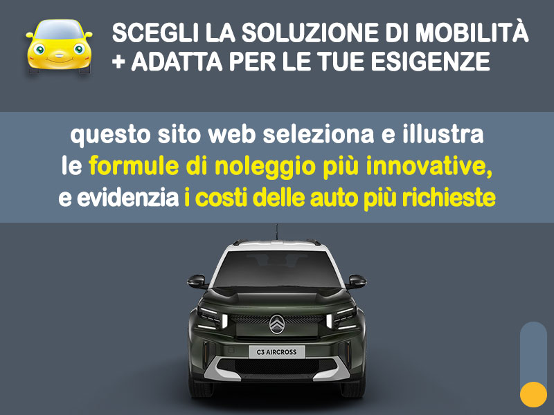 Offerta SUV e CrossOver Noleggio lungo termine CITROËN C3 Aircross Hybrid: l'offerta di MT Motors con valutazione dello scoring finanziario più flessibile Ibrida - benzina (MHEV)  foto 1