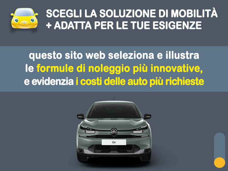 Offerta Berlina Noleggio lungo termine CITROËN C4: l'offerta di MT Motors con valutazione dello scoring finanziario più flessibile Ibrida - benzina (MHEV)  foto 1