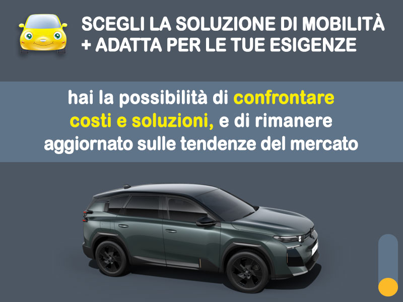 Offerta SUV e CrossOver Noleggio CITROËN C5 Aircross Hybrid 145 e-DCS6 You: l'offerta del broker Medicredit Rent con la formula speciale 