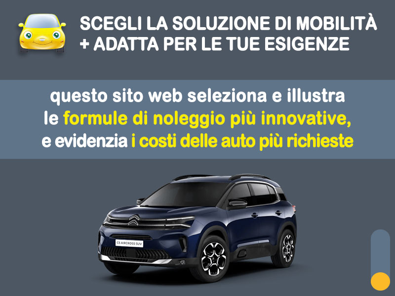 Offerta SUV e CrossOver Noleggio lungo termine CITROËN C5 Aircross: l'offerta di MT Motors con valutazione dello scoring finanziario più flessibile Diesel  foto 1