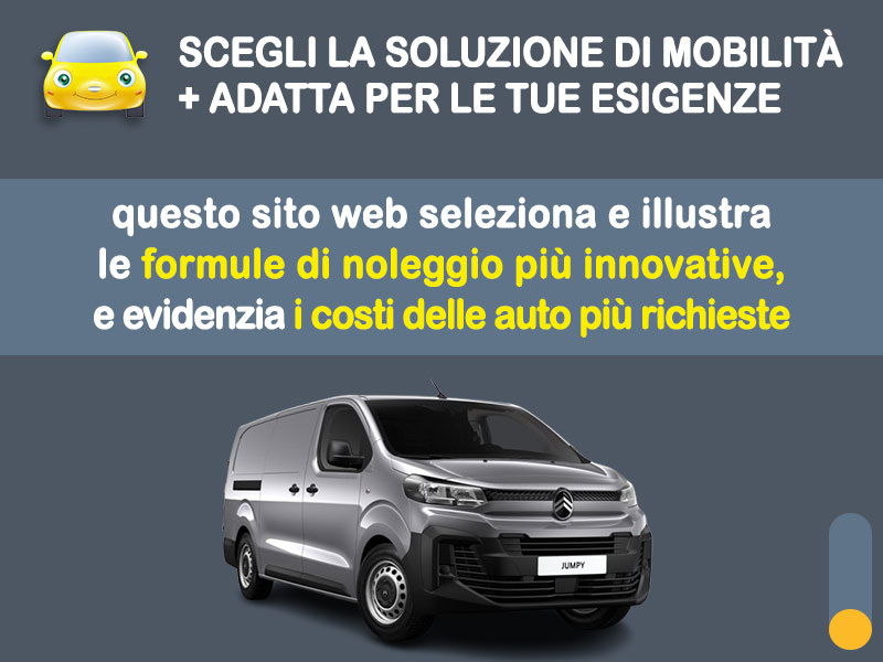 Offerta Veicolo commerciale Noleggio lungo termine CITROËN JUMPY XL: l'offerta di MT Motors con valutazione dello scoring finanziario più flessibile Diesel  foto 1