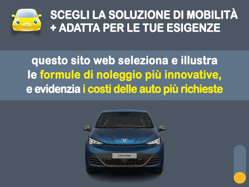 Offerta Berlina CUPRA BORN 100% elettrica: la quotazione più aggiornata del broker Medicredit Rent per il noleggio a lungo termine [febbraio 2026] Elettrica  foto 1