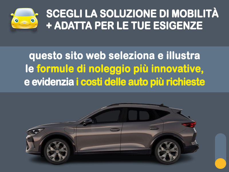 Offerta SUV e CrossOver CUPRA FORMENTOR 1.5 e-HYBRID DSG: la quotazione più aggiornata del broker Medicredit Rent per il noleggio a lungo termine [febbraio 2026] Plug-in Hybrid  foto 1