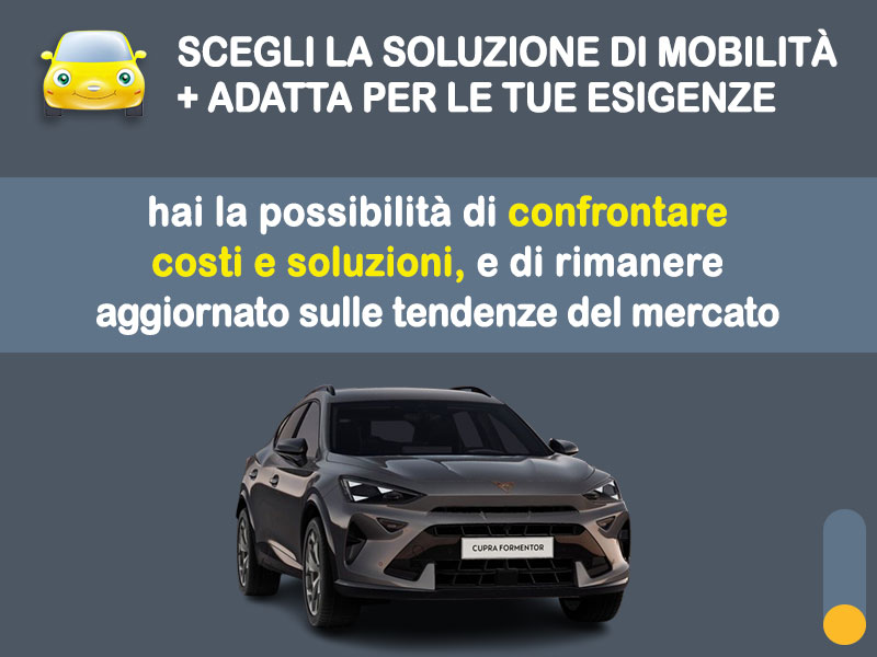 Offerta SUV e CrossOver CUPRA FORMENTOR 1.5 e-HYBRID DSG: la quotazione più aggiornata del broker Medicredit Rent per il noleggio a lungo termine [febbraio 2026] Plug-in Hybrid  foto 2