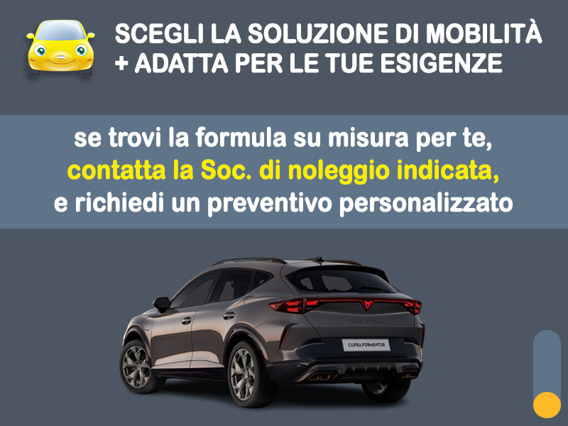 Offerta SUV e CrossOver CUPRA FORMENTOR 1.5 e-HYBRID DSG: la quotazione più aggiornata del broker Medicredit Rent per il noleggio a lungo termine [febbraio 2026] Plug-in Hybrid  foto 3