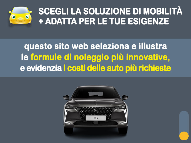 Offerta Berlina Noleggio lungo termine DS 4 BlueHDi: l'offerta di MT Motors con valutazione dello scoring finanziario più flessibile Diesel  foto 1