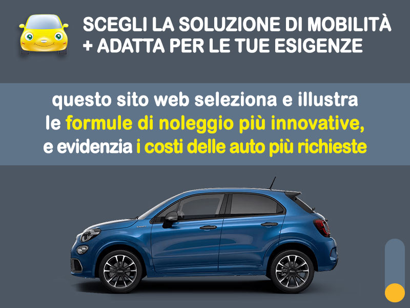 Offerta SUV e CrossOver Noleggio lungo termine FIAT 500X: l'offerta di MT Motors con valutazione dello scoring finanziario più flessibile Diesel  foto 1