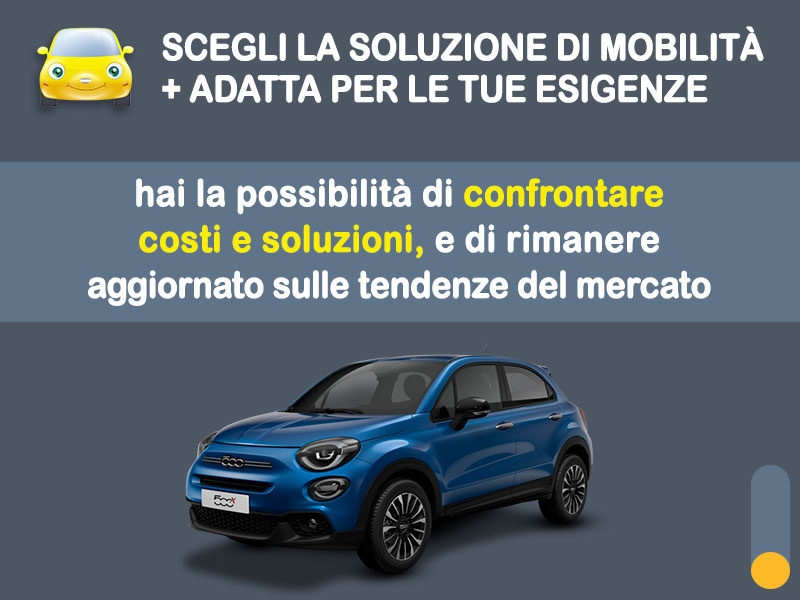 Offerta SUV e CrossOver Noleggio lungo termine FIAT 500X: l'offerta di MT Motors con valutazione dello scoring finanziario più flessibile Diesel  foto 2