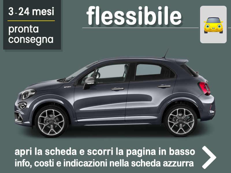 Offerta SUV e CrossOver Noleggio FIAT 500X 1.3 MultiJet Club in pronta consegna: scopri l’offerta flessibile promossa da Medicredit Rent Diesel  foto 0